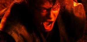 Create meme: star wars episode 3, hate, Anakin