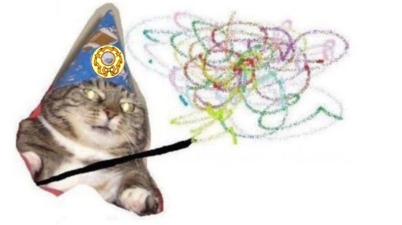 Create meme: vzhuh , cat vzhuh , the cat is a wizard vzhuh