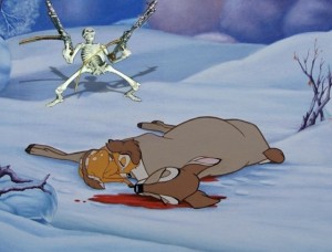 Create meme: bambi, the death of Bambi's mom, Bambi