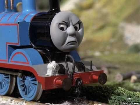 Create meme: Thomas , Thomas the evil train, Thomas and his friends