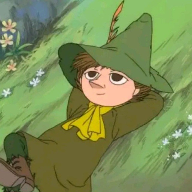 Create meme: the mummy troll snufkin, Snufkin of the moomins, snufkin