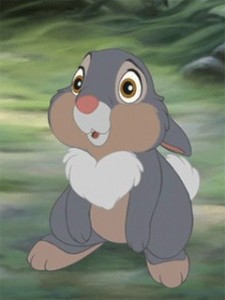 Create meme: rabbit from the movie Bambi