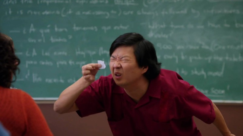 Create meme: Chinese with a small piece of paper, Chinese squints meme, meme Chinese 