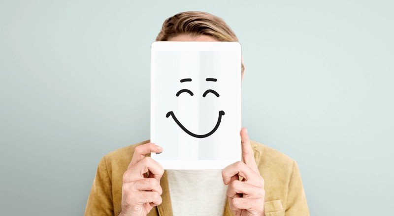 Create meme: fake smile, emotions , negative emotions 