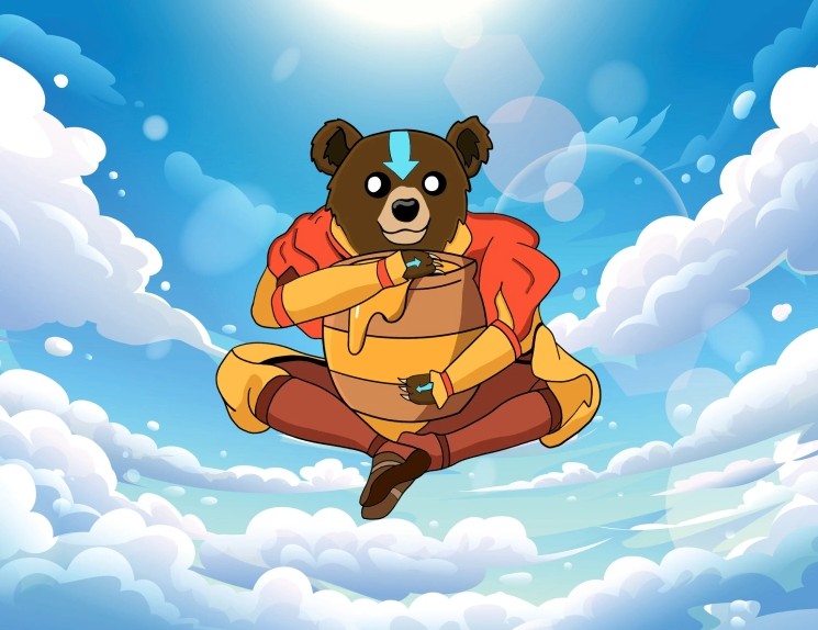 Создать мем: sprayground медведь, небо вектор, медведь арт