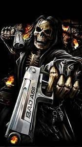 Create meme: skeleton with a gun, meme skeleton with a gun, skeleton with a gun