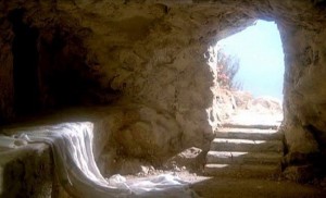 Create meme: resurrection, cave, the tomb of Christ.