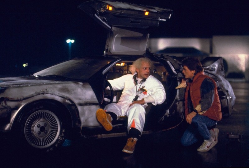 Create meme: back to the future doc, Marty McFly , back to the future 1