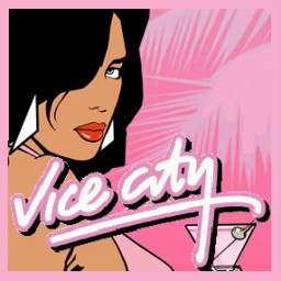 Создать мем: grand theft auto vice city deluxe, gta vice city девушка с обложки, gta vice city обложка