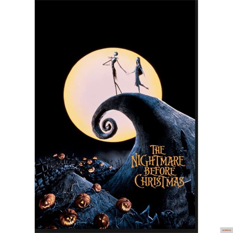 Create meme: nightmare before Christmas poster, Tim Burton The Nightmare before Christmas, The night before Christmas Tim Burton