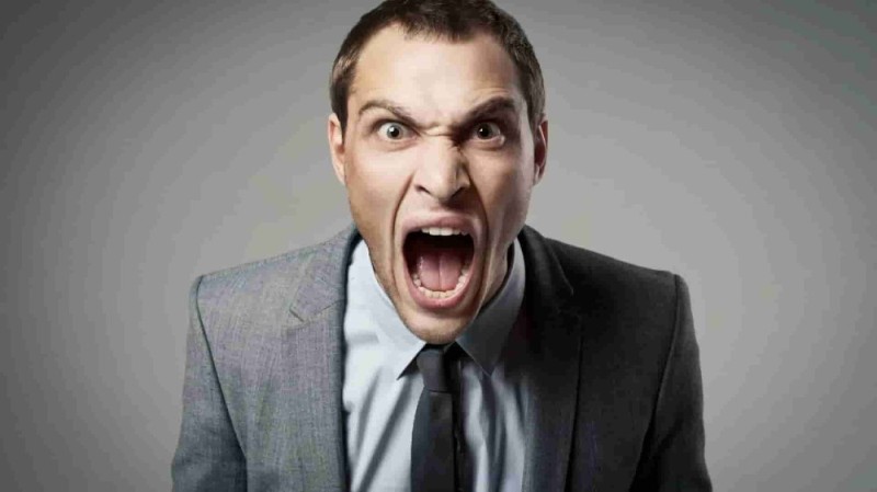 Create meme: angry man, the man screams, anger 