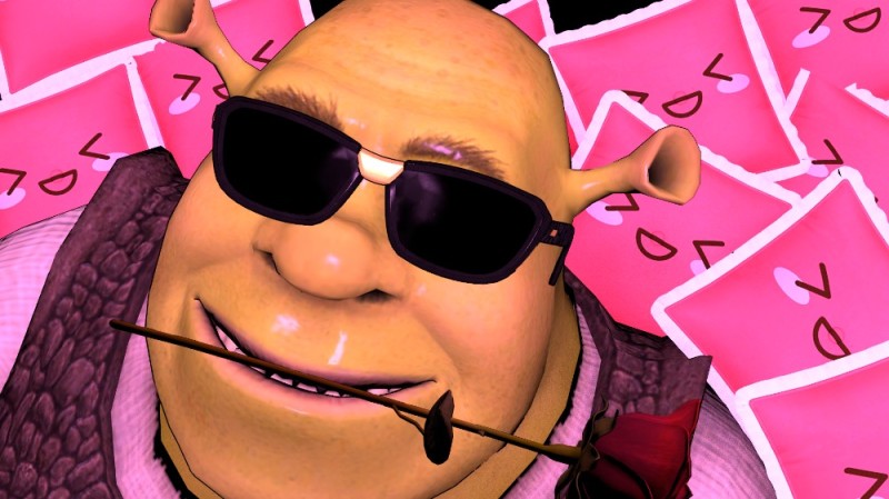 Create meme: the head of Shrek, Shrek 
