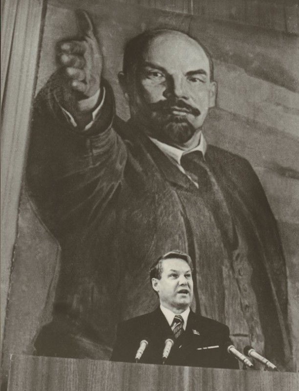 Create meme: Vladimir Ilyich Lenin , yeltsin secretary of the Sverdlovsk regional committee, Lenin, Stalin 