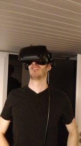 Создать мем: Virtual reality headset, virtual reality, человек в vr шлеме