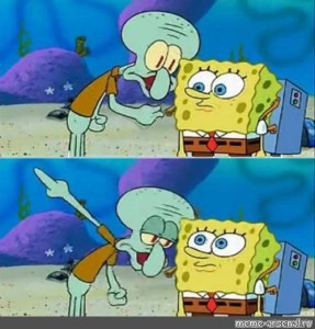 Create meme: sponge Bob square pants , spongebob spongebob, spongebob squidgrad