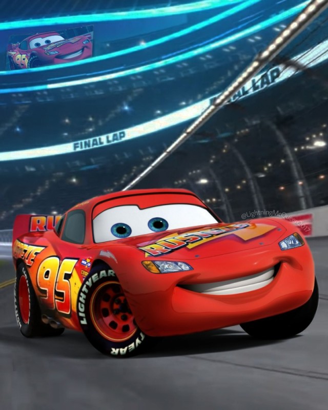 Create meme: League cars lightning McQueen, Lightning makvin rides, lightning mcqueen 3