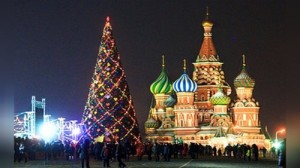 Create meme: Christmas, new year, the Kremlin