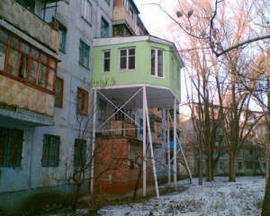 Create meme: extension, Russian balconies, balconies in Russia