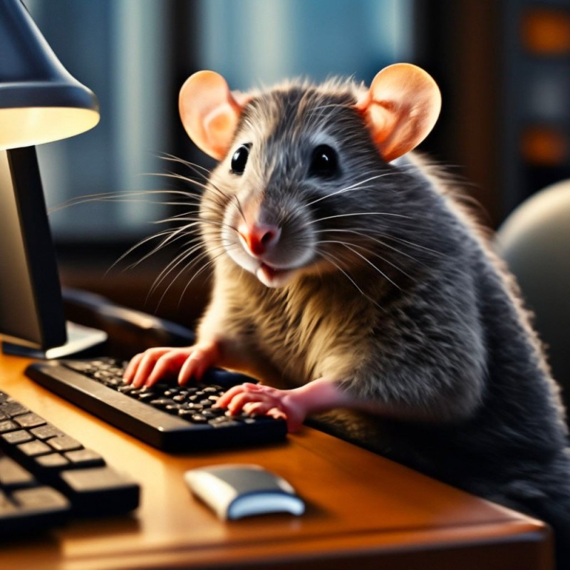 Create meme: a rat at home, pet rat, rat mouse 