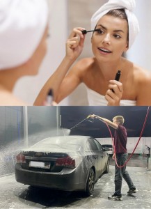 Create meme: car wash, auto, car