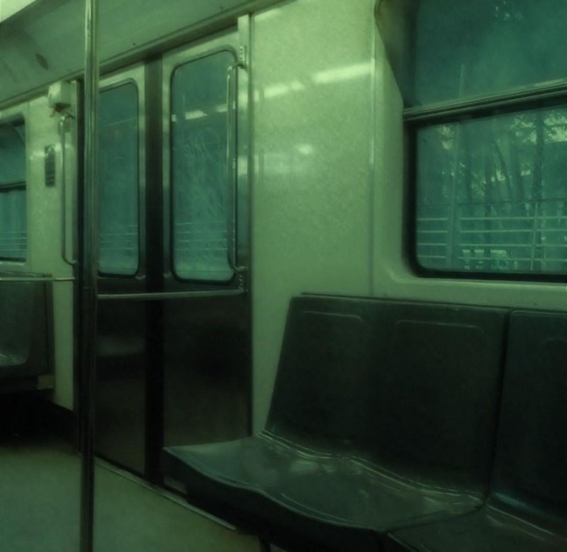 Create meme: the subway car , A subway car in the dark, metro train