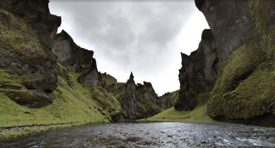Создать мем: каньон, пейзаж фотография, исландия