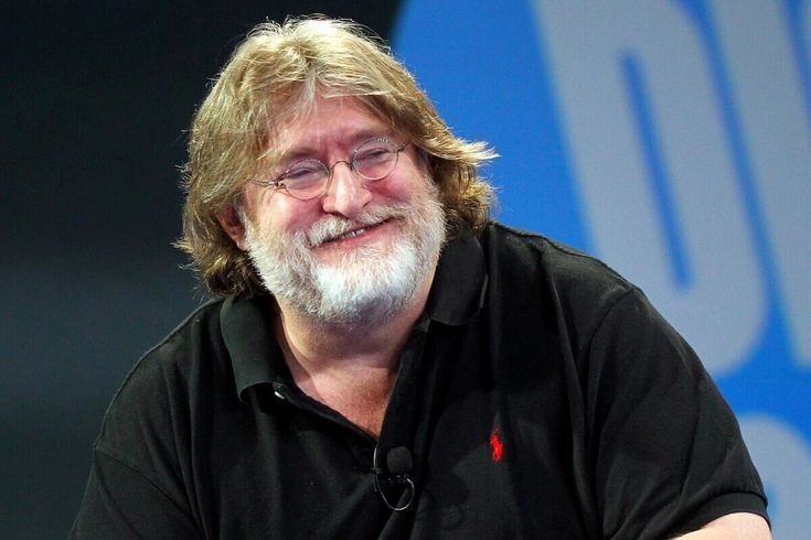 Create meme: Gabe Newell , Gabe Newell 2005, The three of dota 2