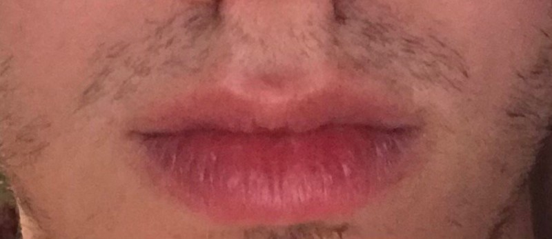 Create meme: lips , man's lips, enlarged male lips