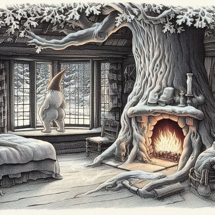 Create meme: Winter fantasy cozy, silver hoof tapestry, fabulous fireplace