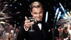 Create meme: Leonardo DiCaprio with a glass of, Leonardo DiCaprio, the great Gatsby Leonardo DiCaprio with a glass of