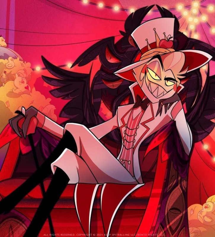 Create meme: the hotel hasbeen Lucifer, the hotel hasbeen, Lucifer Hotel Hazbin redesign