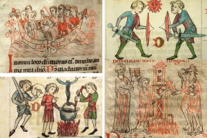 Создать мем: средневековье, средневековые, ордалии поединок