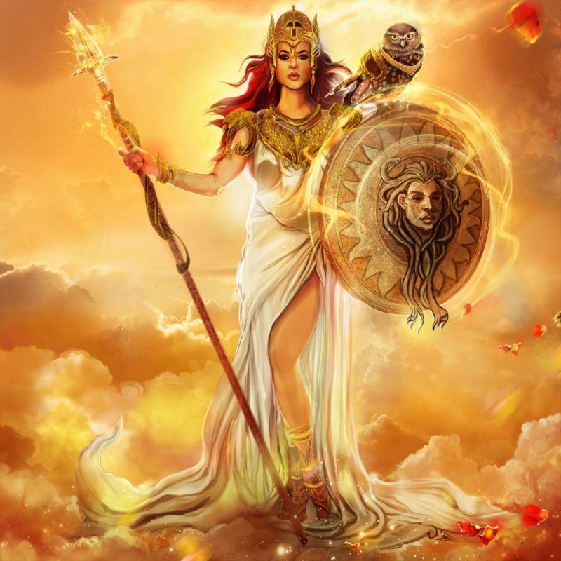 Создать мем: афина богиня, богиня фортуна, греческая богиня афина