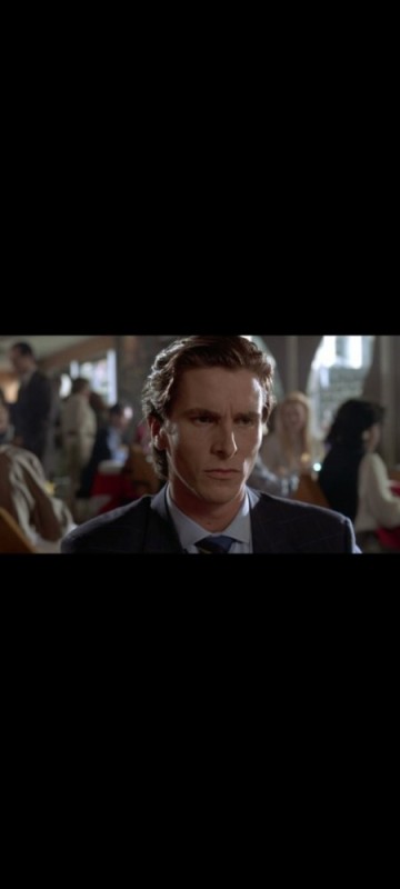 Create meme: christian bale american psycho, Patrick Bateman, Christian bale 