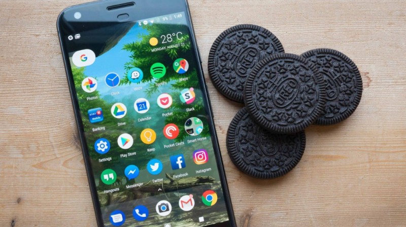 Create meme: android oreo, android 8 oreo, android version history