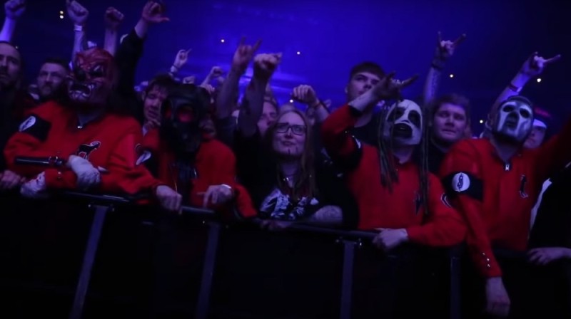 Создать мем: концерт slipknot london shon, группа slipknot, slipknot