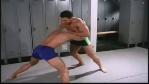 Create meme: gachimuchi gym, hachimaki meme fight, gachimuchi battle