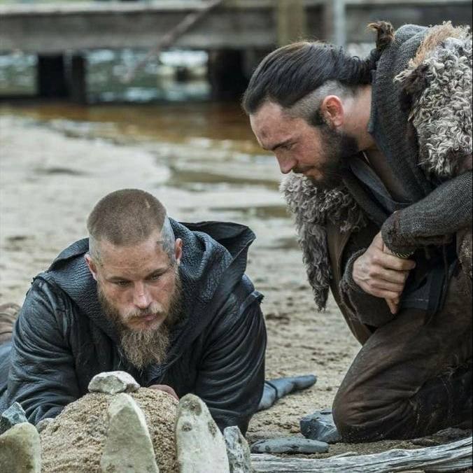 Create meme: Ragnar and Athelstan, Ragnar lothbrok , vikings season 3
