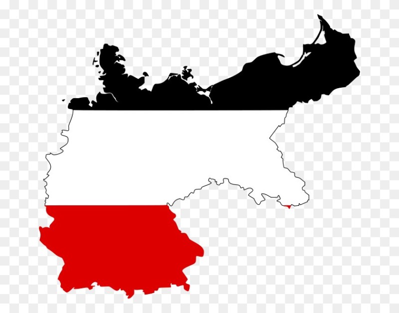 Создать мем: german empire, flag map, германия