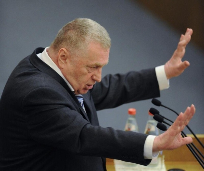 Create meme: vladimir zhirinovsky, deputy zhirinovsky, meme zhirinovsky throws up his hands