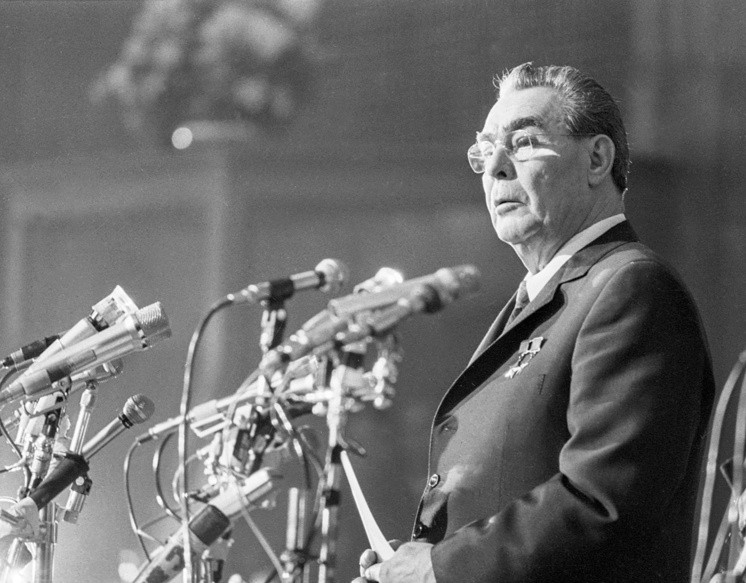 Create meme: Leonid Brezhnev , poster General Secretary of the Central Committee of the CPSU Leonid Brezhnev, brezhnev 's stagnation
