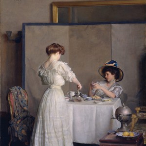 Create meme: English lady drinking tea, the traditional English afternoon tea, tea paintings by British artists