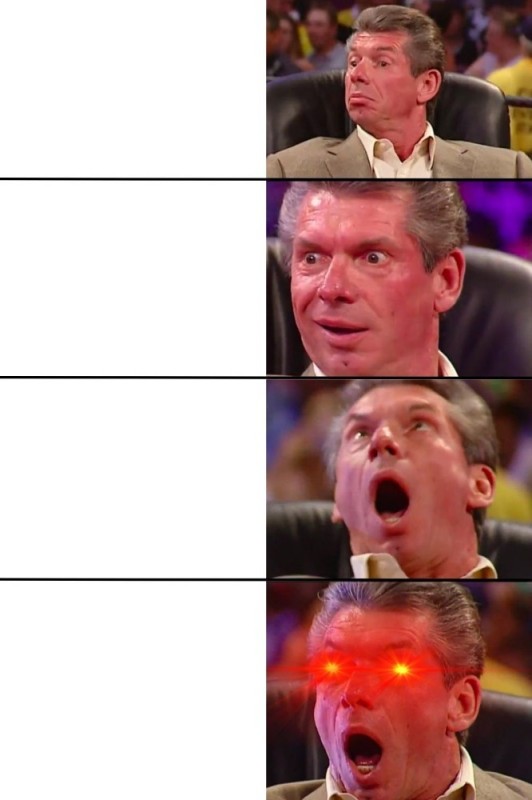 Create meme: memasuki meme, vince mcmahon meme, a compilation of memes