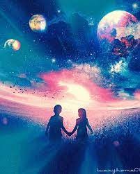 Create meme: cosmic love, space love , the universe and love