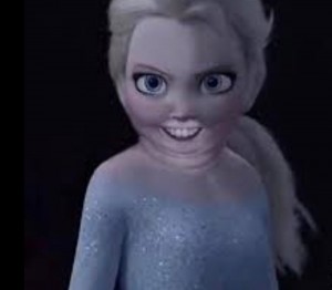 Create meme: frozen disney, stupid face, frozen 2 elsa