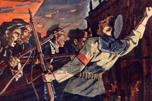 Создать мем: штурм зимнего дворца, октябрьская революция картины, революция 1917 года в россии