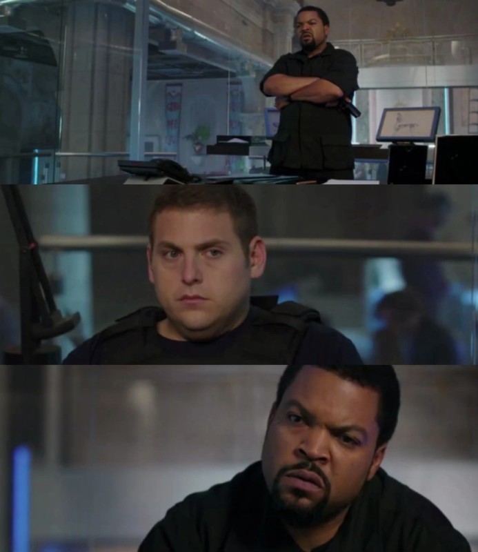 Create meme: a frame from the movie, memes , ice cube macho and nerdy