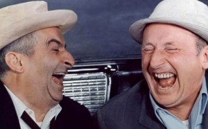 Create meme: Louis de Funes and burvil, French comedian burvil, Louis de Funes cuckoo