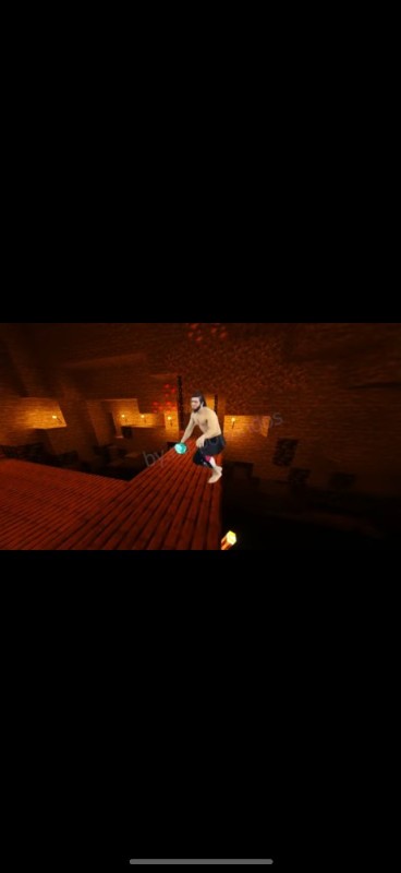 Create meme: mine minecraft shaders, minecraft horror shaders, Edgar in Minecraft