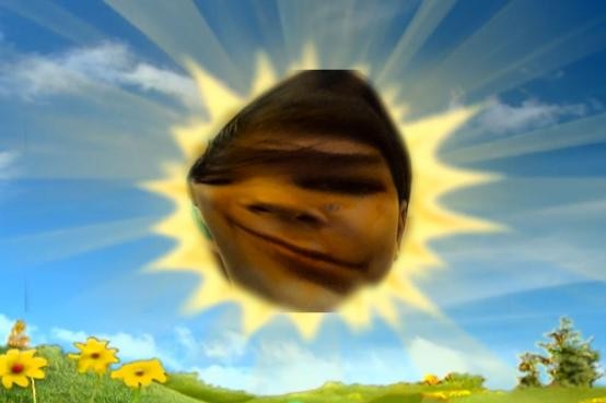 Create meme: sun Teletubbies, the bright sun, Teletubbies 